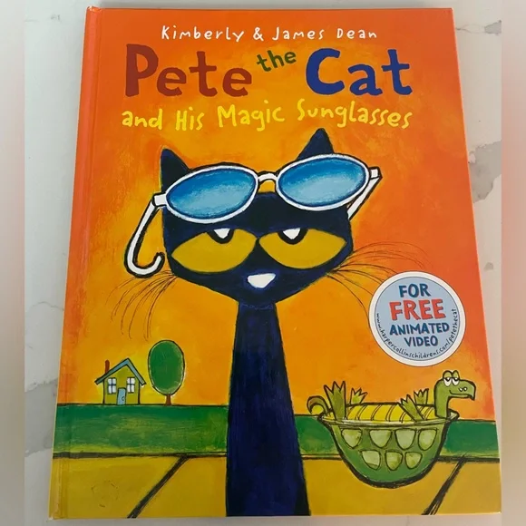 Pete the Cat Book I Love My White Shoes and His Magic Sunglasses great condition - Picture 2 of 7